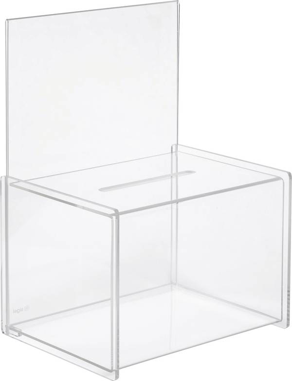 Sigel Aktionsbox mit Einwurf VA150 Transparent  (B x H x T) 22.5 x 31 x 17 cm 1 St.
