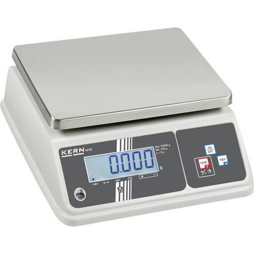 Kern WTB 30K-2NM Tischwaage WTB 30K-2NM Wägebereich (max.) 30 kg Ablesbarkeit 10 g über Steckernetzteil Mehrfarbig