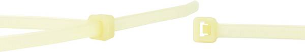 WKK 12074971 12074971 Kabelbinder 140 mm 3.60 mm Natur Hitzestabilisiert 100 St.