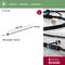 'LED-Modul: 8,1 W, 872 lm, 856 mm x 58 mm, IP67.' Bild zeigt LED-Komponenten und Kabel. '5 Jahre Garantie' in der Ecke.
