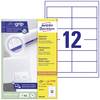 Avery-Zweckform 3659-200 Universal-Etiketten 97 x 42.3 mm Papier Weiß 2640 St. Permanent haftend Tintenstrahldrucker, Laserdrucker, Farblaserdrucker, Kopierer, Farbkopierer, Handbeschriftung