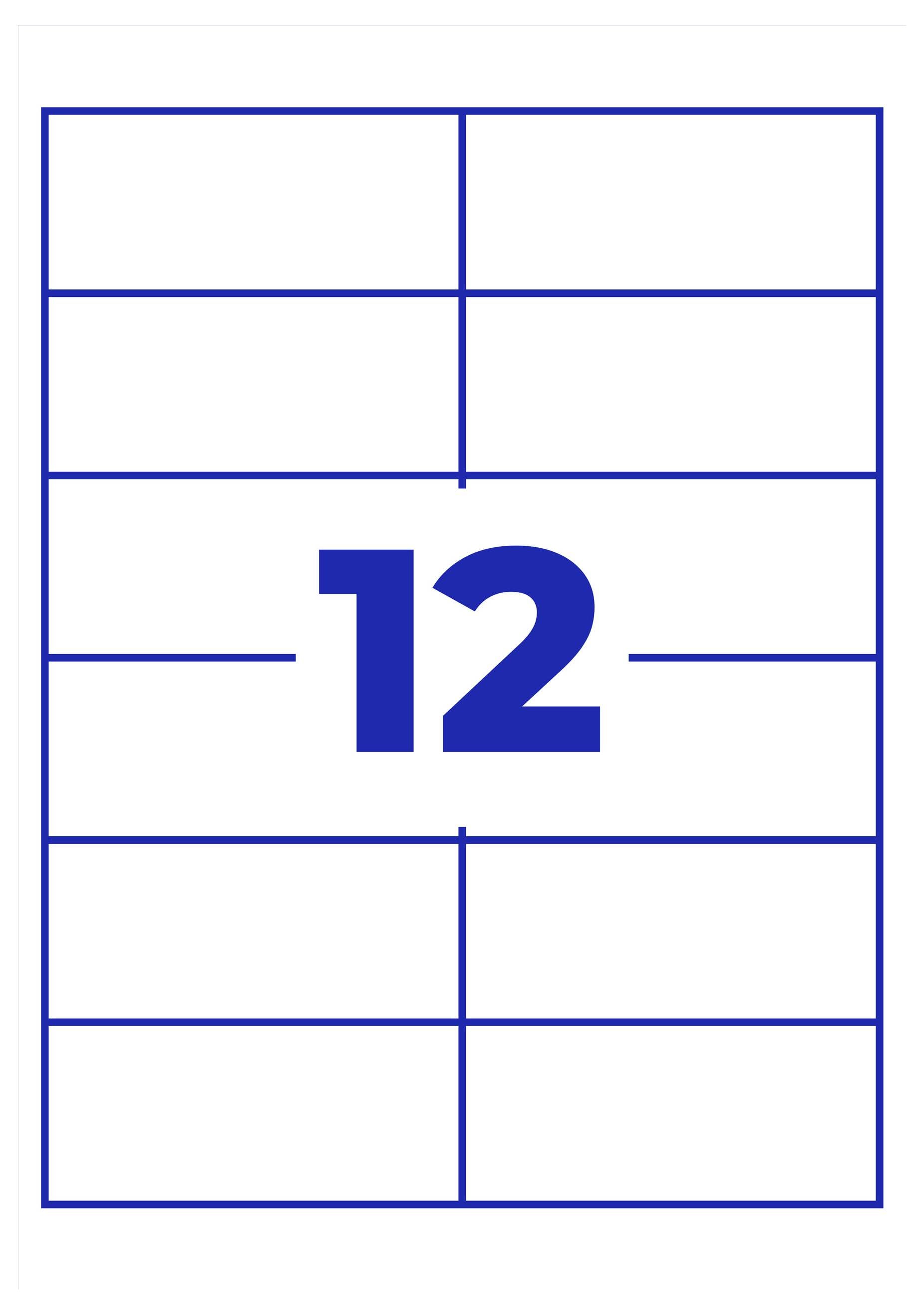 Avery-Zweckform 3659-200 Universal-Etiketten 97 x 42.3 mm Papier Weiß 2640 St. Permanent haftend Tintenstrahldrucker, La-12