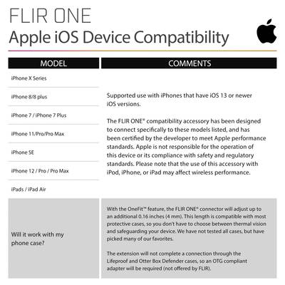 FLIR One Pro iOS Handy Wärmebildkamera -20 bis +400 °C 160 x 120 Pixel 8.7 Hz-4