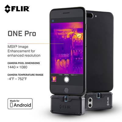 FLIR One Pro Android USB-C Handy Wärmebildkamera -20 bis +400 °C 160 x 120 Pixel 8.7 Hz-1