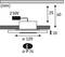 Diagramm zeigt die Abmessungen und Anschlussdetails einer 230V-Einbauleuchte: Durchmesser 120mm, Einbautiefe 40mm, Lochkreis 74mm.