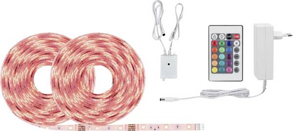Paulmann SimpLED 78980 LED-Streifen-Komplettset  mit Stecker 12 V 10 m RGB  1 St.