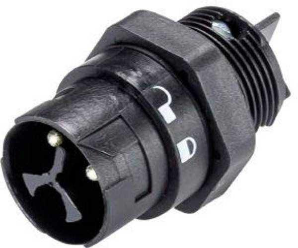 Wieland Electric 46.032.5053.1 Rundstecker Stecker, Einbau Gesamtpolzahl: 2 + PE Serie (Rundsteckverbinder): RST® MINI 1 St.
