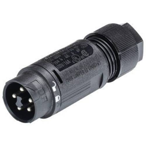 Thumbnail - Wieland Electric 46.052.4553.1 Rundstecker Stecker, gerade Gesamtpolzahl: 4 + PE Serie (Rundsteckverbinder): RST® MINI 1...