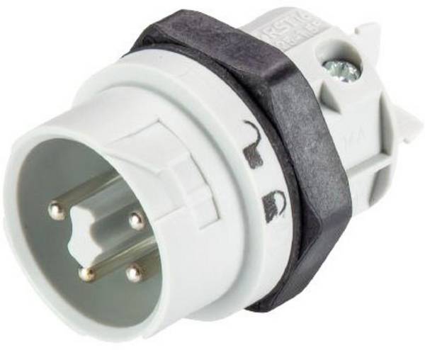 Wieland Electric 46.052.5054.0 Rundstecker Stecker, Einbau Gesamtpolzahl: 4 + PE Serie (Rundsteckverbinder): RST® MINI 1 St.