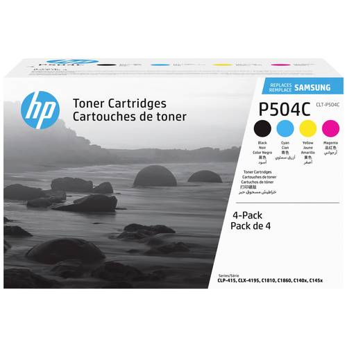 HP Toner CLT-P504C Original Kombi-Pack Schwarz, Cyan, Magenta, Gelb 2500 Seiten SU400A