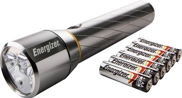 Energizer Vision HD Metal 6 AA E300690600 LED Taschenlampe Große Reichweite batteriebetrieben 1500 lm 15 h 479 g