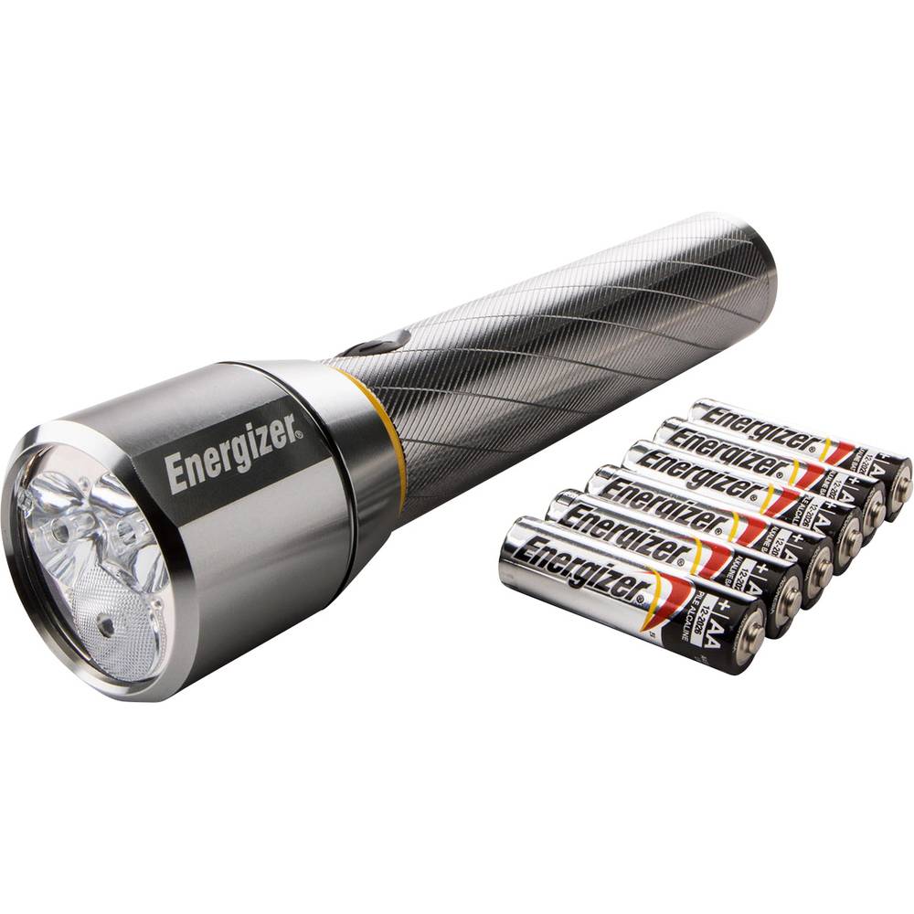 Energizer Vision HD Metal 6 AA Zaklamp werkt op batterijen LED Groot bereik 1500 lm 15 h 479 g