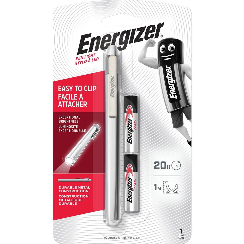 Energizer Metal Penlight LED Penlight werkt op batterijen 35 lm 20 h 50 g