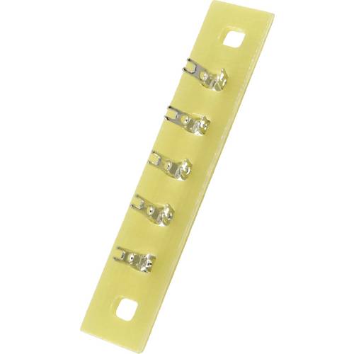 TRU COMPONENTS Lötleiste einreihig Polzahl Gesamt 5 Epoxyd (L x B x H) 45 x 9 x 1.5 mm 1 St.