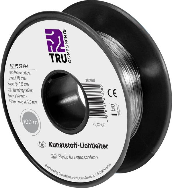 TRU COMPONENTS 1567194 POF-Kabel Simplex 100 m