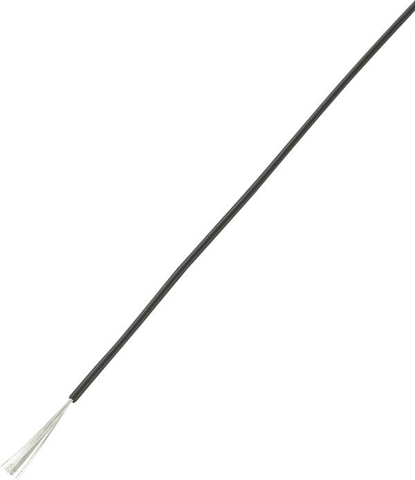 TRU COMPONENTS 1570174 Litze LiY 1 x 0.14 mm² Schwarz 100 m