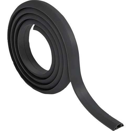 TRU COMPONENTS Kabelbrücke 1570428 PVC Schwarz Anzahl Kanäle: 1 1800 mm Inhalt: 1.8 m