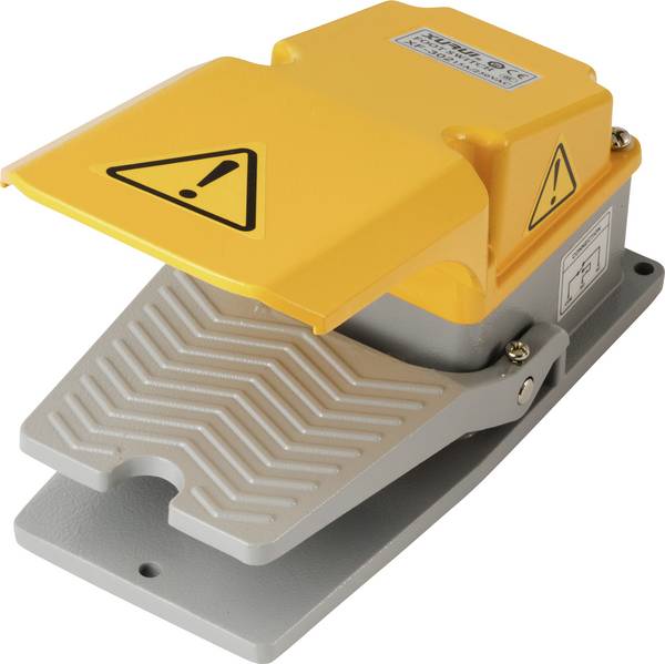 TRU COMPONENTS XF-302 Fußschalter 250 V/AC 15 A 1 Pedal mit Schutzhaube 1 Schließer  1 St.
