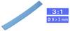 TRU COMPONENTS 1570600 Schrumpfschlauch ohne Kleber Blau 9 mm 3 mm Schrumpfrate:3:1 Meterware