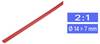 TRU COMPONENTS 1571039 Schrumpfschlauch ohne Kleber Rot 14.70 mm 7 mm Schrumpfrate:2:1 Meterware