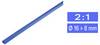 TRU COMPONENTS 1225518 Schrumpfschlauch ohne Kleber Blau 16.70 mm 8 mm Schrumpfrate:2:1 Meterware