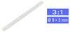 TRU COMPONENTS 1571489 Schrumpfschlauch ohne Kleber Klar 9 mm 3 mm Schrumpfrate:3:1 Meterware