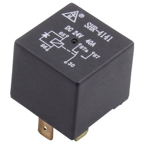 Thumbnail - TRU COMPONENTS SHR-4141 SHR-12VDC-F-C 5pin Kfz-Relais 12 V/DC 40 A 1 Wechsler