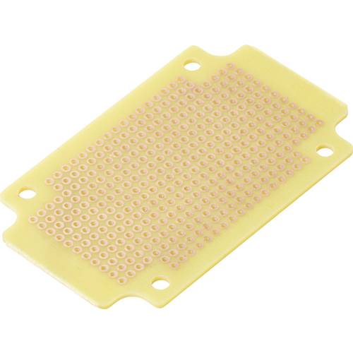 TRU COMPONENTS 98003C10 Experimentierplatine Hartpapier (L x B) 76.5 mm x 46.5 mm 35 µm Rastermaß 2.54 mm Inhalt 1 St.
