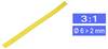 TRU COMPONENTS 1572305 Schrumpfschlauch ohne Kleber Gelb 6 mm 2 mm Schrumpfrate:3:1 Meterware