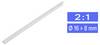 TRU COMPONENTS 1225496 Schrumpfschlauch ohne Kleber Weiß 16.70 mm 8 mm Schrumpfrate:2:1 Meterware