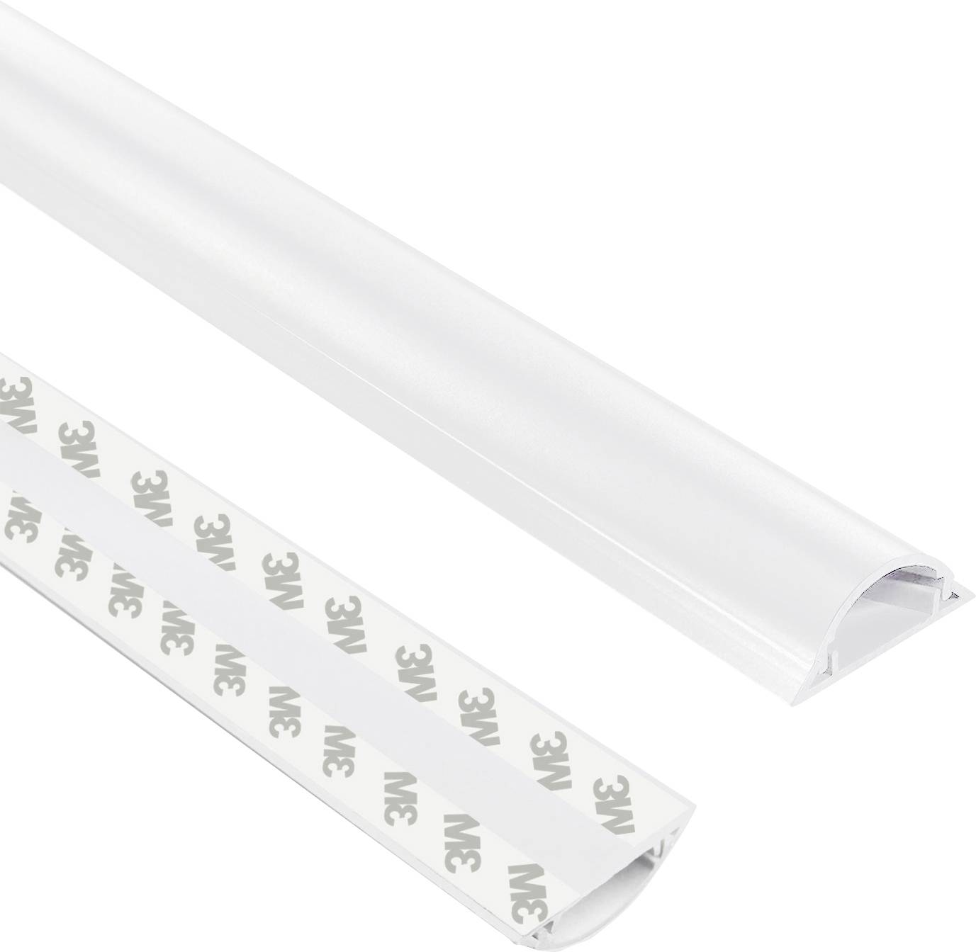 TRU COMPONENTS Kabelbrücke 1572567 PVC Weiß Anzahl Kanäle: 1 1000 mm Inhalt: 1 m