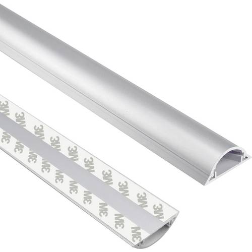 TRU COMPONENTS Kabelbrücke 1572569 PVC Silber Anzahl Kanäle: 1 1000 mm Inhalt: 1 m