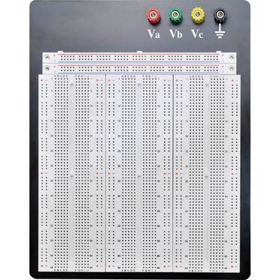 TRU COMPONENTS 0165-40-1-32032 Steckplatine Polzahl Gesamt 2700 (L x B x H) 186.2 x 171.6 x 8.4 mm 1 St.