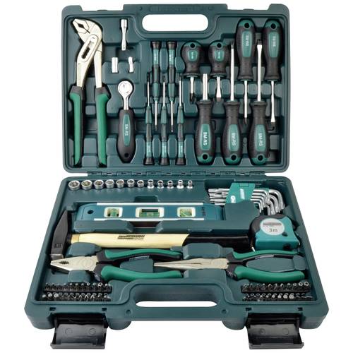 Brüder Mannesmann M29084 Werkzeugset Heimwerker im Koffer