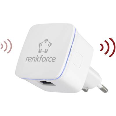 Renkforce RF-WR-N300MINI WLAN Repeater 300 MBit/s 2.4 GHz 