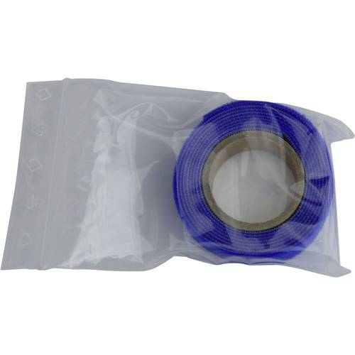 TRU COMPONENTS 910-131-Bag Klettband zum Bündeln Haft- und Flauschteil (L x B) 1000 mm x 20 mm Blau 1 m