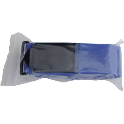 TRU COMPONENTS 922-0426-Bag  Klett-Kofferband mit Gurt Haft- und Flauschteil  Blau 1 St.