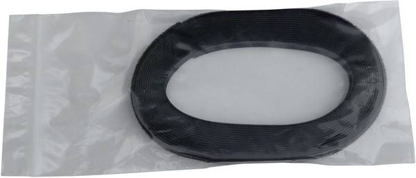 TRU COMPONENTS 696-330-Bag  Klettband zum Bündeln Haft- und Flauschteil (L x B) 5000 mm x 10 mm Schwarz 5 m
