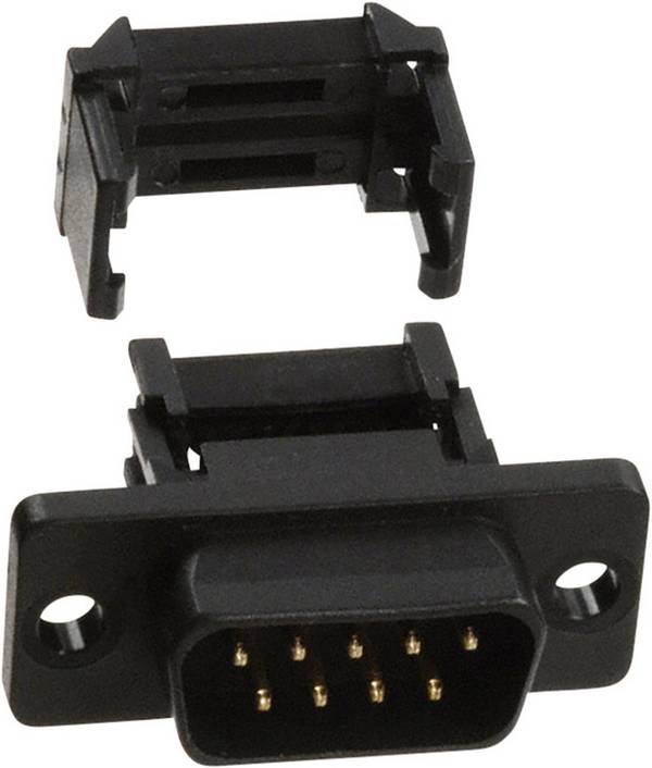 TRU COMPONENTS TC-A-DSF 09LPIII/FP-203 1586487 D-SUB Stiftleiste  Polzahl: 9 Schneid-Klemm 1 St.