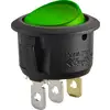 TRU COMPONENTS TC-R13-208B-02 Wippschalter 12 V/DC 20 A 1 x Aus/Ein Leuchtfarben: Grün rastend 1 St.