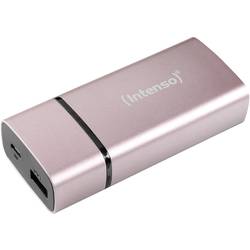Image of Intenso PM5200 Powerbank 5200 mAh Li-Ion USB-A, Micro USB Rose Statusanzeige