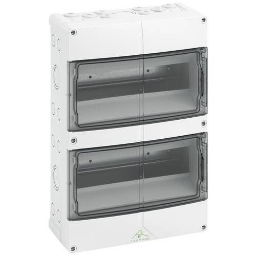 Spelsberg 73542401 AK 24 Kleinverteiler Aufputz Anzahl Teilungen = 24 Anzahl Reihen = 2 Inhalt 1 St.