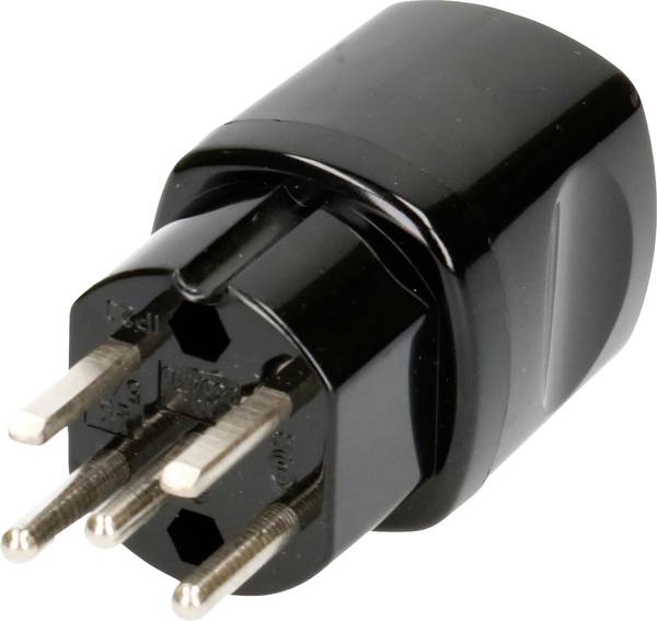 Max Hauri 106531 Netzstecker Schweiz Kunststoff  400 V Schwarz