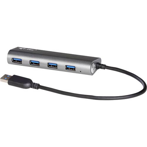 Thumbnail - i-Tec USB 3.0 Metal Charging HUB - Hub - 4 x SuperSpeed USB 3.0