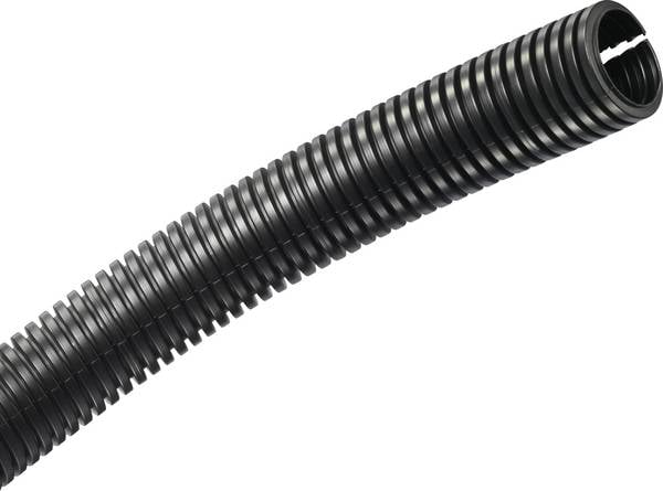TRU COMPONENTS 1593174 TC-CRR24P203 Wellrohr Schwarz  24.30 mm  Meterware