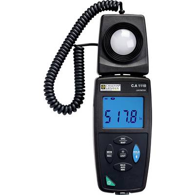 Ein digitales Luxmeter, Modell C.A 1110, zeigt eine Messung von 517,8 Lux auf dem Display. Oben ist der Lichtsensor angebracht.