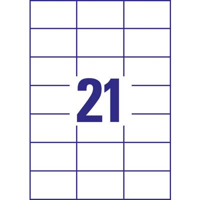 Die Zahl 21 ist in der Mitte eines rechteckigen Gitters mit blauen Linien auf weißem Hintergrund platziert.