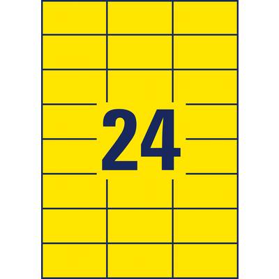Gelbes Rechteck mit dunkelblauer Ziffer '24' in der Mitte, umgeben von blauen Linien, die kleine Quadrate bilden.