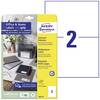 Avery-Zweckform 3655-10 Universal-Etiketten 210 x 148 mm Papier Weiß 20 St. Permanent haftend Tintenstrahldrucker, Laserdrucker, Farblaserdrucker, Kopierer, Farbkopierer, Handbeschriftung