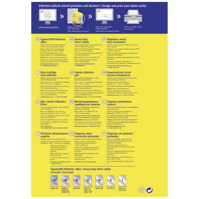 'Etiketten einfach schnell gestalten und drucken! Design and print your labels easily!' Übersicht zu Etikettenarten, Anwendungen und Eigenschaften.